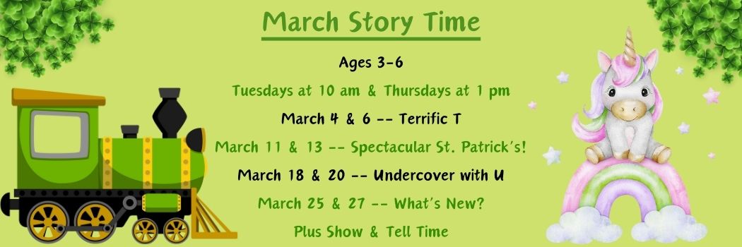 March Story Time slider