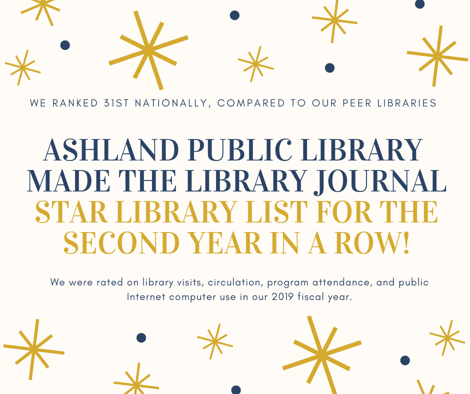 Ashland Public Library Serving those living in the AshlandGreenwood