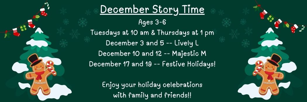 December Story Time slider