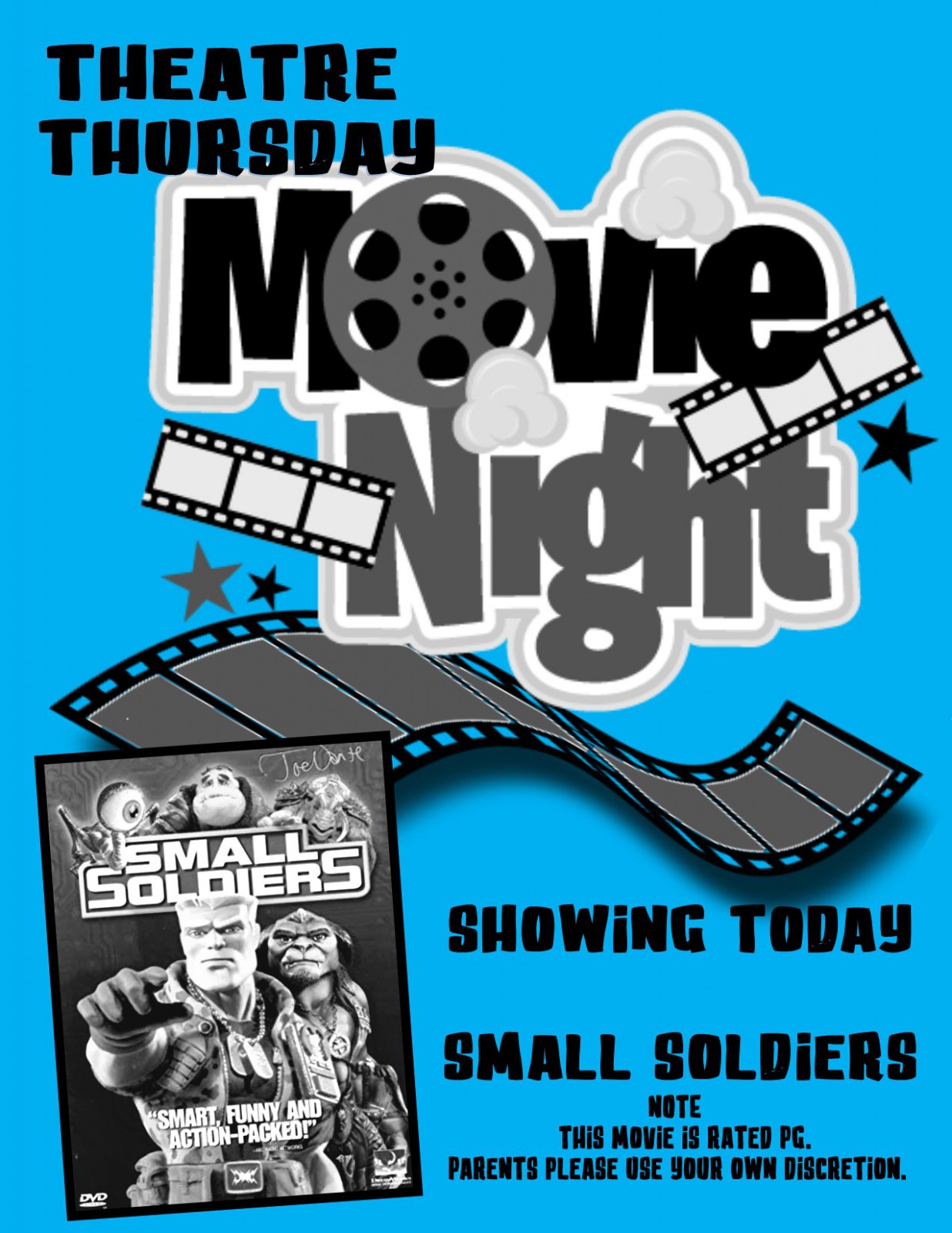 Movie Showing Poster – John Rogers Memorial Library