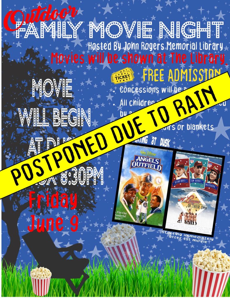 Movie Night Update - John Rogers Memorial Library