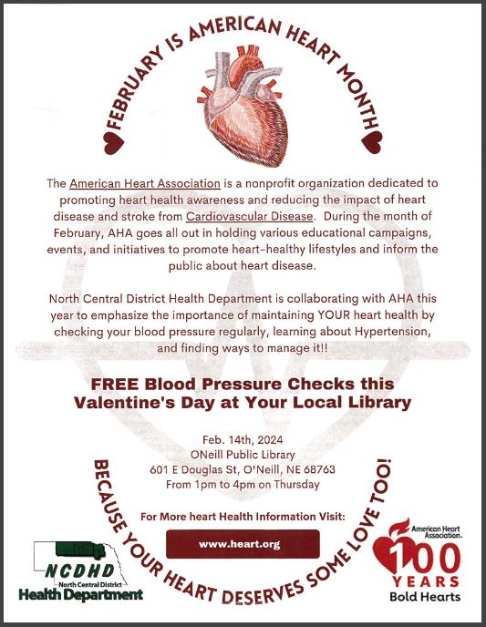 Free Blood Pressure Checks program