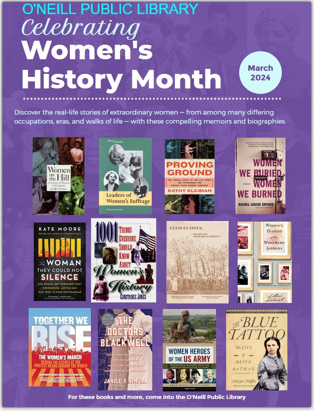 Women's History Month flyer