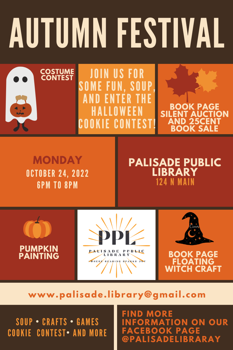 Autumn Festival October 24th! Palisade Public Library
