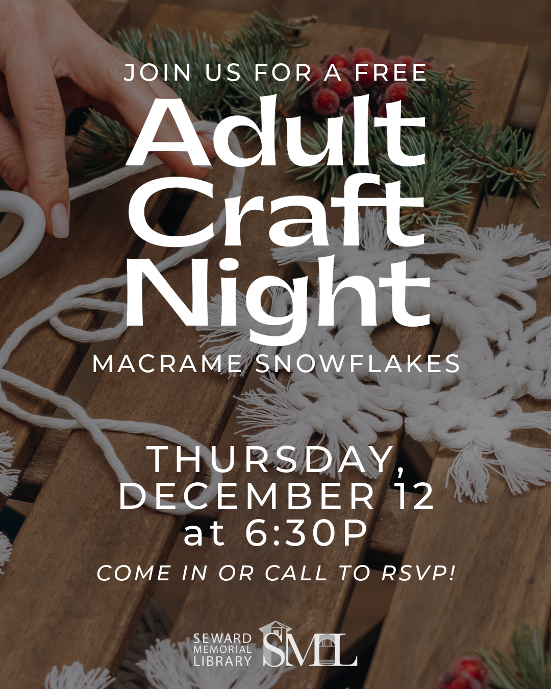 Adult Craft Night - Holiday Ornaments